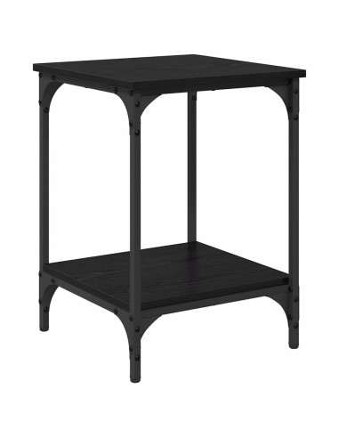 Tavolino da salotto Rovere Nero 40 x 40 x 55 cm