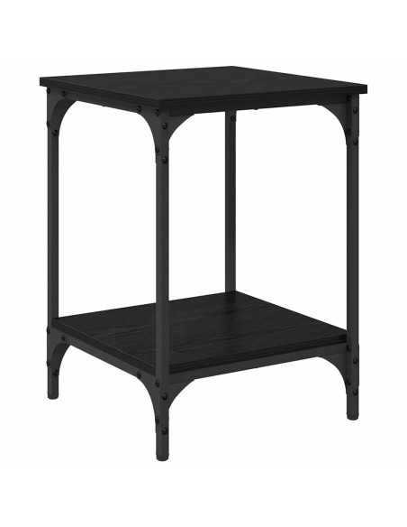Tavolino da salotto Rovere Nero 40 x 40 x 55 cm