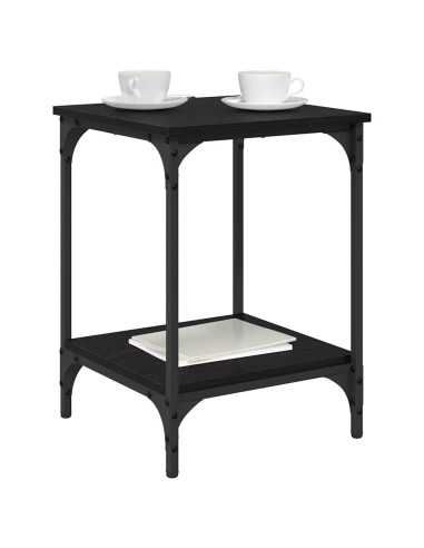 Tavolino da salotto Rovere Nero 40 x 40 x 55 cm