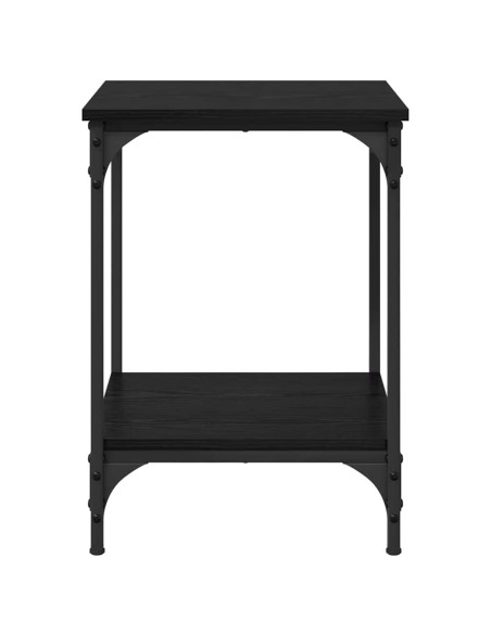 Tavolino da salotto Rovere Nero 40 x 40 x 55 cm
