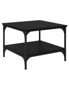 Tavolino da salotto Rovere Nero 55 x 55 x 40 cm 2