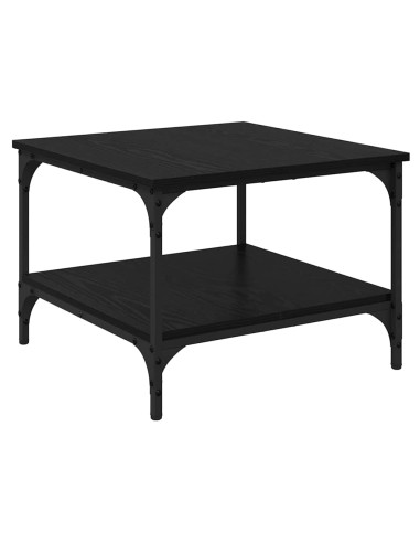 Tavolino da salotto Rovere Nero 55 x 55 x 40 cm