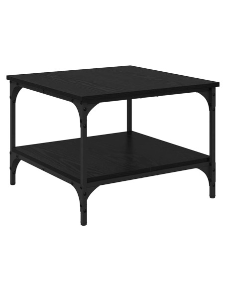 Tavolino da salotto Rovere Nero 55 x 55 x 40 cm