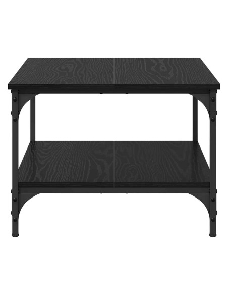 Tavolino da salotto Rovere Nero 55 x 55 x 40 cm