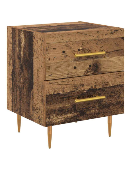 Armadio da Notte con cassetto Legno vecchio 40 x 35 x 47,5 cm