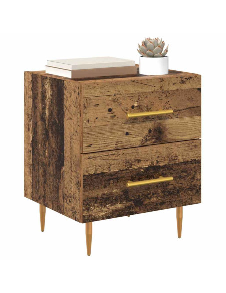 Armadio da Notte con cassetto Legno vecchio 40 x 35 x 47,5 cm