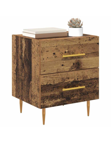 Armadio da Notte 2 pcs Legno vecchio 40 x 35 x 47,5 cm