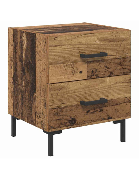 Armadio da Notte con cassetto Legno vecchio 40 x 35 x 47,5 cm