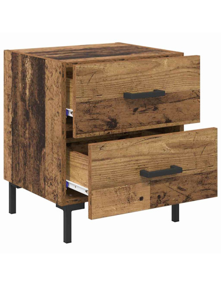 Armadio da Notte con cassetto Legno vecchio 40 x 35 x 47,5 cm