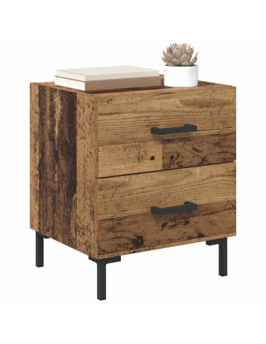 Armadio da Notte 2 pcs Legno vecchio 40 x 35 x 47,5 cm