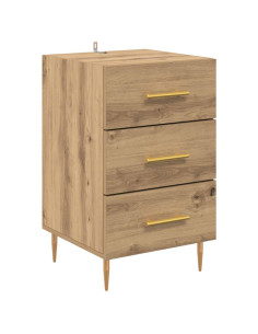 Armadio da Notte Rovere artigianale 40 x 40 x 66 cm 2