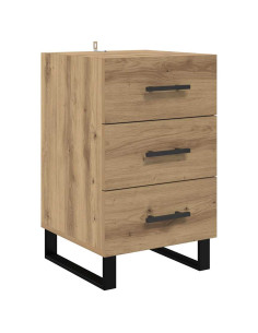 Armadio da Notte Rovere artigianale 40 x 40 x 66 cm 2