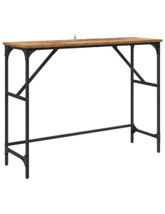 Tavolo consolle Legno vecchio 100 x 32 x 75 cm 2