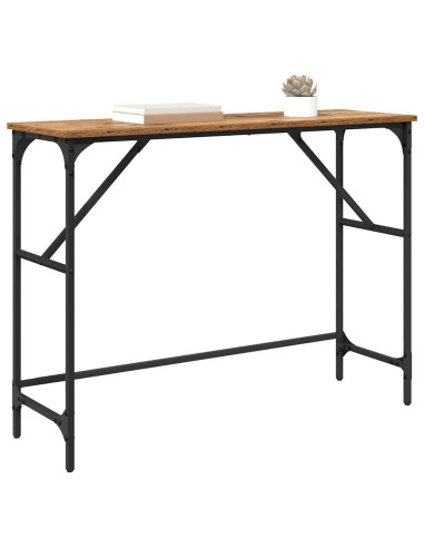 Tavolo consolle Legno vecchio 100 x 32 x 75 cm