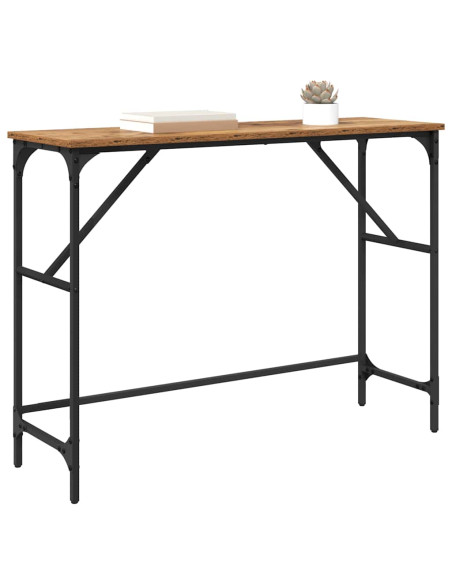 Tavolo consolle Legno vecchio 100 x 32 x 75 cm