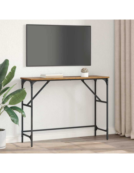 Tavolo consolle Legno vecchio 100 x 32 x 75 cm