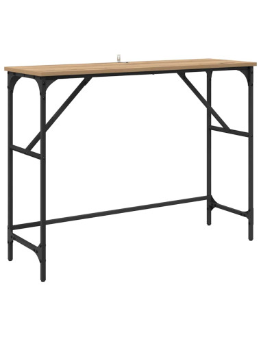 Tavolo consolle Rovere artigianale 100 x 32 x 75 cm