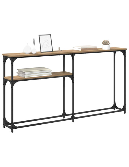 TavoloConsolle Rovere artigianale 145 x 22,5 x 75 cm