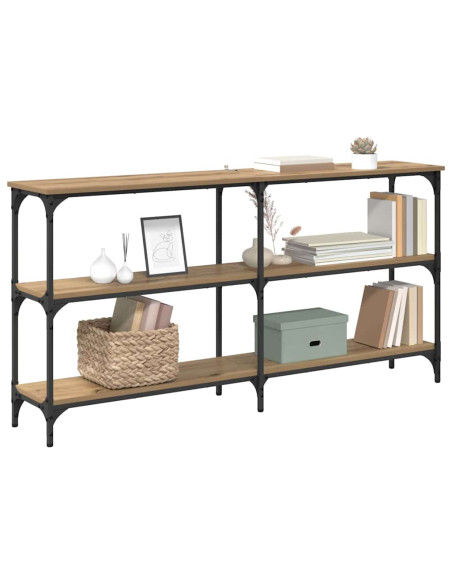 Tavolo consolle Rovere artigianale 150 x 29 x 75 cm
