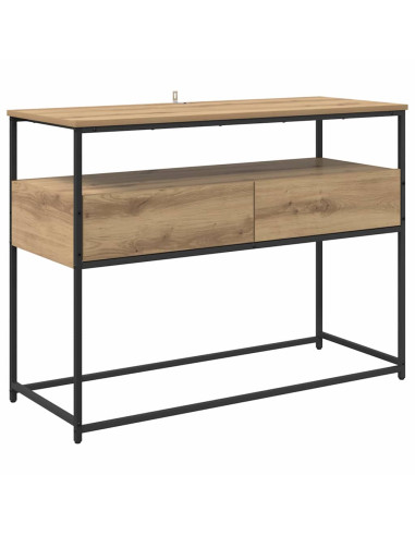 Tavolo consolle Rovere artigianale 100 x 40 x 75 cm