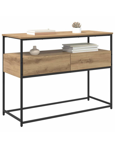 Tavolo consolle Rovere artigianale 100 x 40 x 75 cm