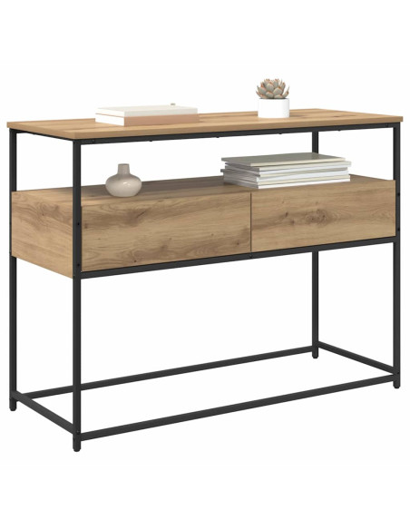 Tavolo consolle Rovere artigianale 100 x 40 x 75 cm