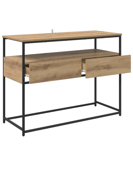 Tavolo consolle Rovere artigianale 100 x 40 x 75 cm