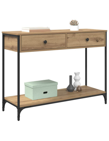 Tavolo consolle Rovere artigianale 100 x 34,5 x 75 cm