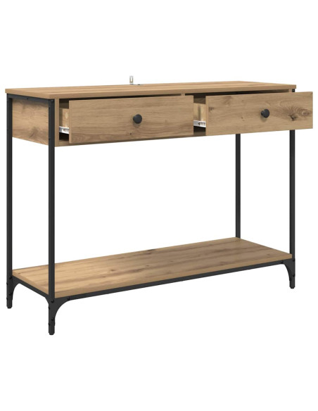Tavolo consolle Rovere artigianale 100 x 34,5 x 75 cm