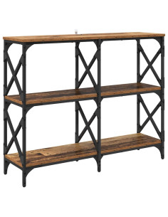 Tavolo consolle Legno vecchio 100 x 28 x 80,5 cm 2