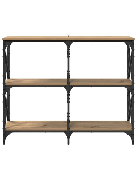 Tavolo consolle Rovere artigianale 100 x 28 x 80,5 cm