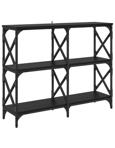 Tavolo consolle Rovere Nero 100 x 28 x 80,5 cm