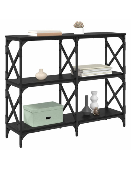 Tavolo consolle Rovere Nero 100 x 28 x 80,5 cm