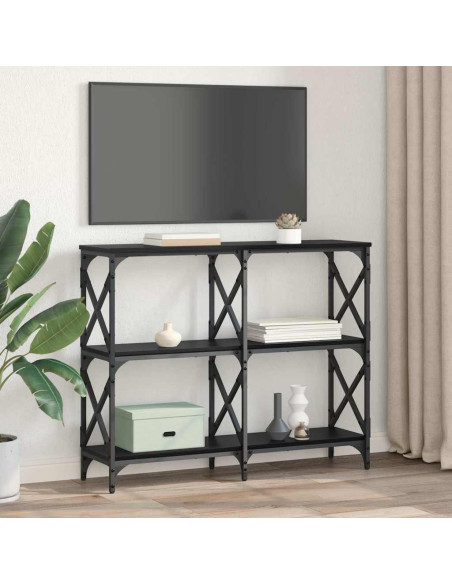 Tavolo consolle Rovere Nero 100 x 28 x 80,5 cm