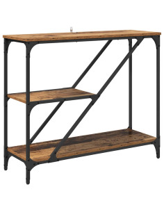 Tavolo consolle Legno vecchio 88,5 x 30 x 75 cm 2