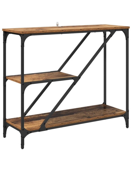 Tavolo consolle Legno vecchio 88,5 x 30 x 75 cm