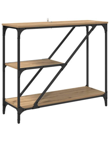 Tavolo consolle Rovere artigianale 88,5 x 30 x 75 cm