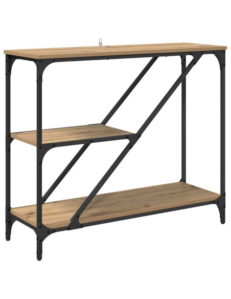 Tavolo consolle Rovere artigianale 88,5 x 30 x 75 cm