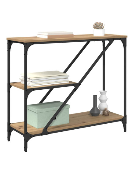 Tavolo consolle Rovere artigianale 88,5 x 30 x 75 cm