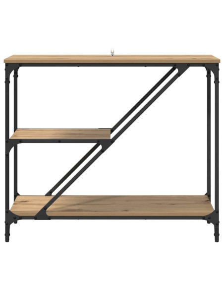 Tavolo consolle Rovere artigianale 88,5 x 30 x 75 cm