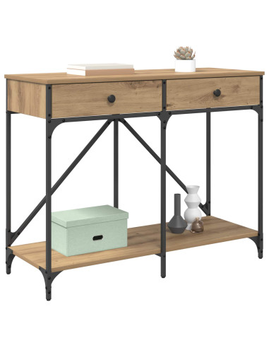 Tavolo consolle Rovere artigianale 100 x 39 x 78,5 cm