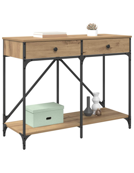 Tavolo consolle Rovere artigianale 100 x 39 x 78,5 cm