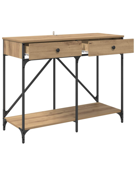 Tavolo consolle Rovere artigianale 100 x 39 x 78,5 cm