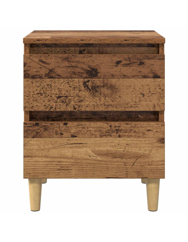Armadietto per letto con cassetto Legno vecchio 40 x 35 x 50 cm