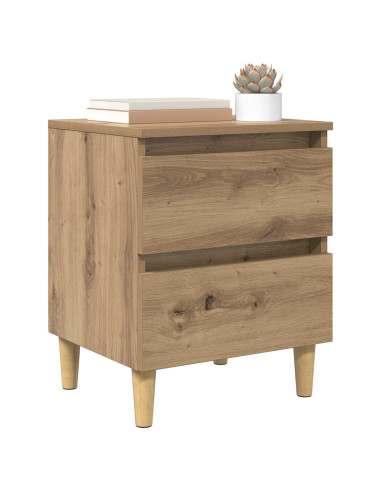 Armadietto per letto Rovere artigianale 40 x 35 x 50 cm