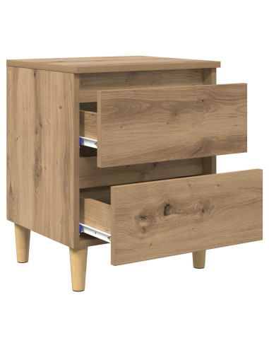 Armadietto per letto Rovere artigianale 40 x 35 x 50 cm