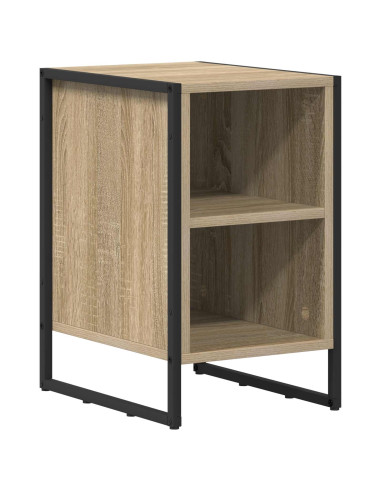 Comodino 2 pcs Sonoma 39.5 x 30 x 50 cm Legno multistrato