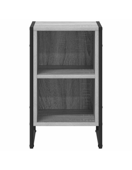 Comodino Grigio Sonoma 39.5 x 30 x 50 cm Legno multistrato