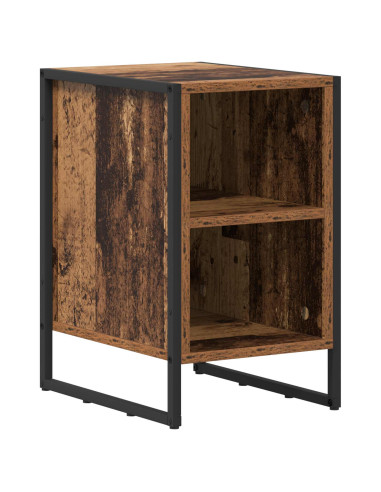 Comodino 2 pcs Legno vecchio 39.5 x 30 x 50 cm