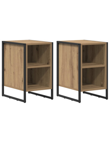 Comodino 2 pcs Rovere Artigianale 39.5 x 30 x 50 cm
